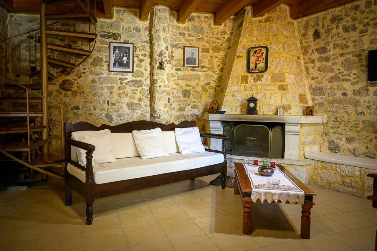 Traditional Stone Mezonete Krousonas (Crete) Exterior foto